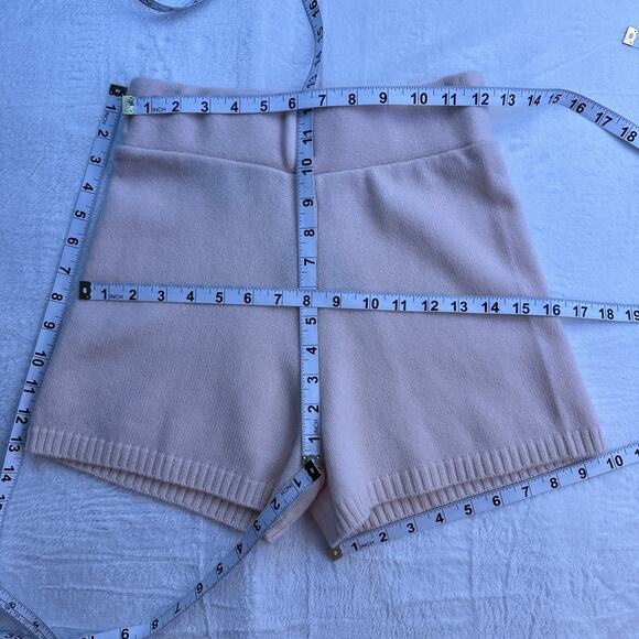 Lisa Yang Winnie Shorts 100% Cashmere Pearl Warm Cream Size 0 Extra Small NWT - Picture 4 of 15